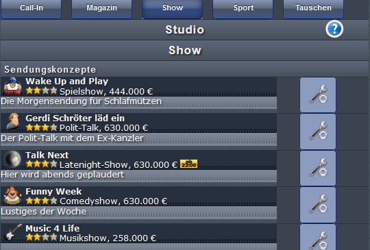 Fernseh Tycoon Design